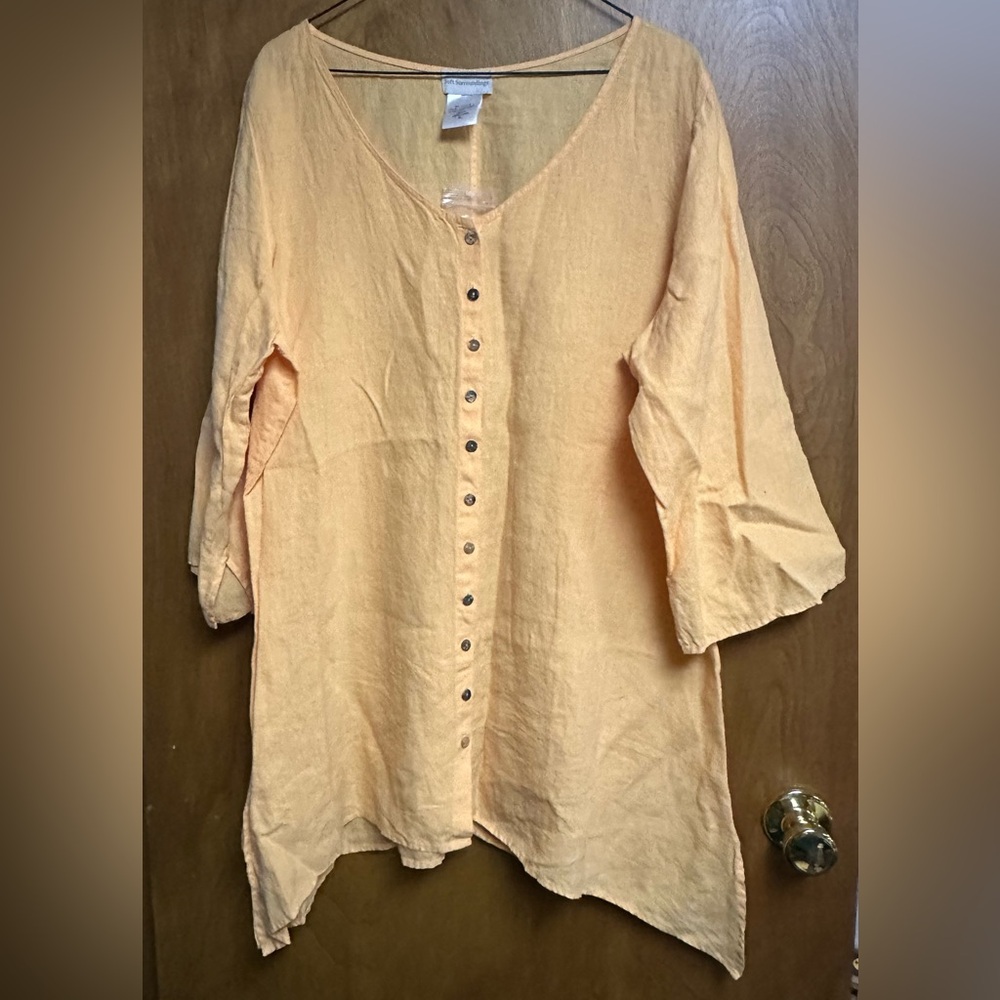 Soft Surroundings Button-Up Top NWT